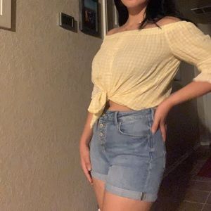 off the shoulder top